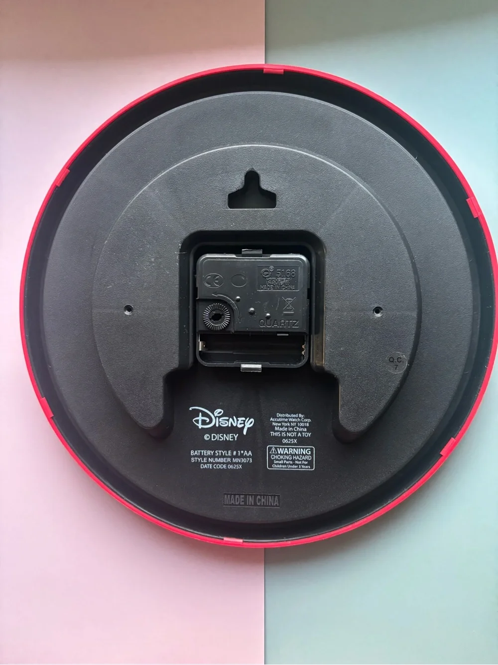 Minnie Mouse Reteo Wall Clock - Cute Character Decor 10”